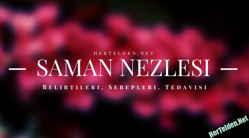Saman Nezlesi Belirtileri, Sebepleri, Tedavisi Saman Nezlesi